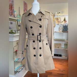 Classic Burberry Tan Trench Coat